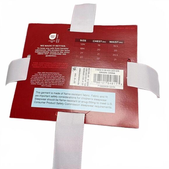 Toddler Plaid 2-Piece Pajamas- Size 3T NWT - Picture 2 of 5